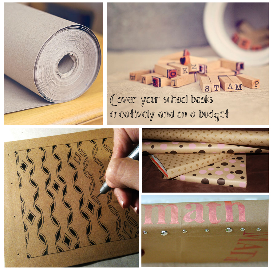 cover your school books creatively and on a budget