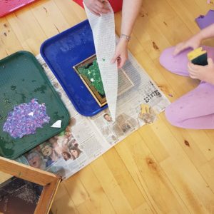 papermaking workshop for children in Maynooth