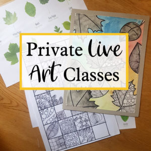 private live online art classes