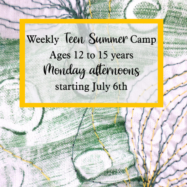 weekly teen summer camp starting july 6th
