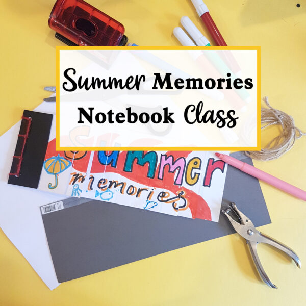 summer memories notebook class with the craft corner