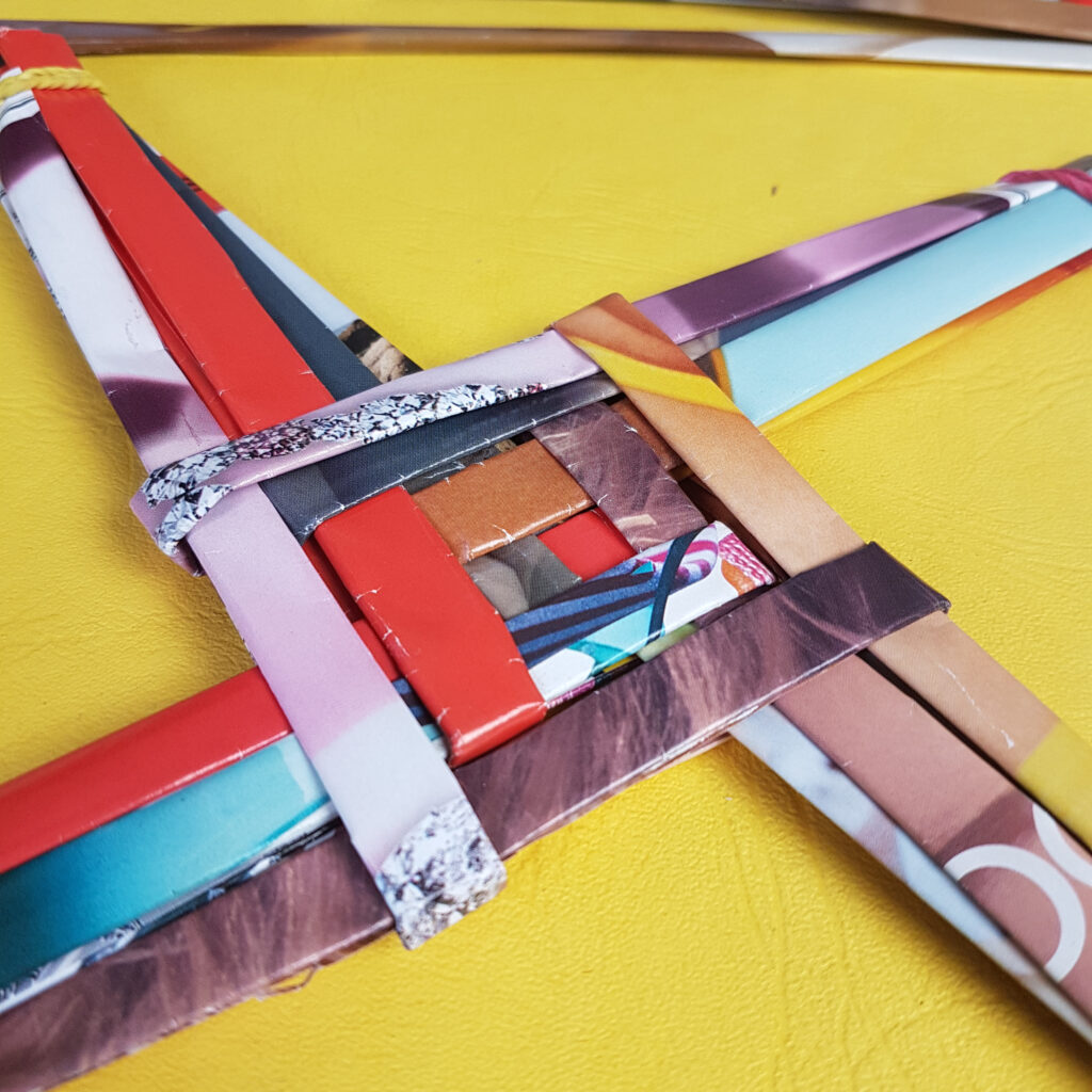 St Brigids Crafts st brigids cross made from recycled materials