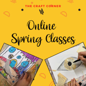 online art classes with the craft corner