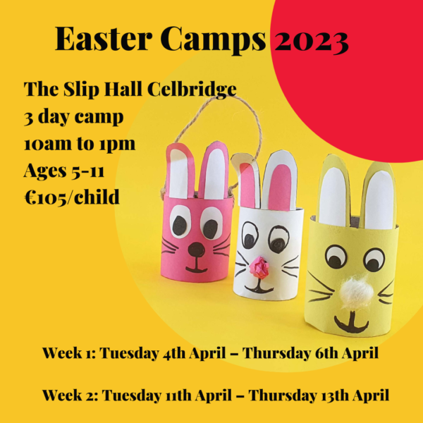 easter art camp 2023 website image