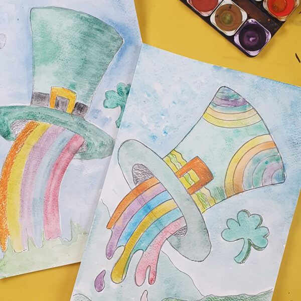 st patricks day painting project with the craft corner online workshops 2022