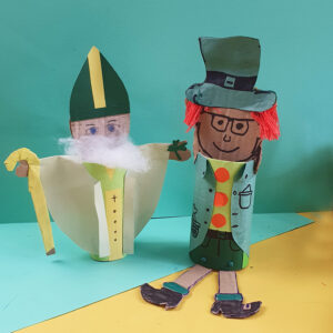 st patricks day puppets with the craft corner