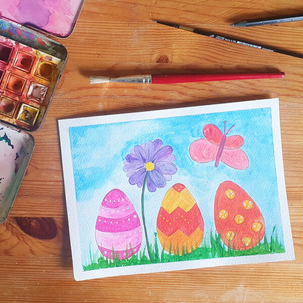 easter painting class with the craft corner online easter activities for kids